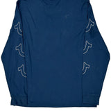 True Religion Long Sleeve T-Shirt - XL Blue Cotton