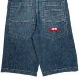 Mishka Nyc Denim Shorts - 36W 14L Blue Denim