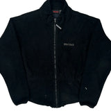 Made In USA Marmot Fleece Jacket - Medium Black Polyester