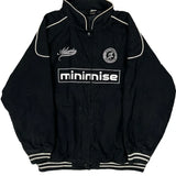 H&M Track Jacket - Large Black Polyester