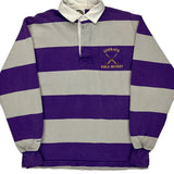 Ephrata Field Hockey Barbarian Striped Rugby Shirt - Small Gray Cotton