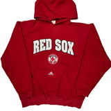 Boston Red Sox Adidas Graphic Hoodie - Large Red Cotton