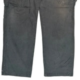 Wrangler Cargo Trousers - 34W 32L Black Cotton