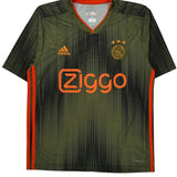 Ajax Adidas 2019-20 Away Football Shirt - Small Green Polyester