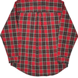 Chaps Ralph Lauren Checked Flannel Shirt - Medium Black Cotton