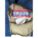 Spring-Ford Football 87 Empire Football Varsity Jacket - Large Yellow Wool