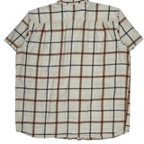 Rugged Flex Carhartt Checked Short Sleeve Shirt - 2XL Brown Cotton