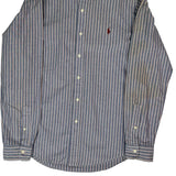 Ralph Lauren Striped Shirt - Medium Red Cotton