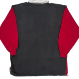 Robert Stock Striped Rugby Shirt - Large Black Cotton