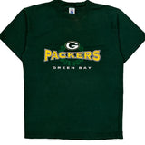 Green Bay Packers Logo Athletics Nfl T-Shirt - Large Green Cotton