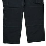 Dickies Cargo Trousers - 38W 32L Black Cotton