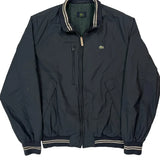 Lacoste Bomber Jacket - Large Navy Polyester