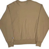 Reverse Weave Champion Sweatshirt - Large Beige Cotton