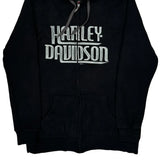 Barnett Harley-Davidson El Paso, Texas Harley Davidson Graphic Hoodie - Medium Black Cotton Blend