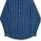 Tommy Hilfiger Checked Shirt - Medium Blue Cotton