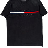 Tommy Hilfiger Spellout T-Shirt - Medium Black Cotton