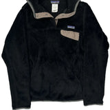 Patagonia Fleece Hoodie - Small Black Polyester