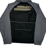 An American Legend Harley Davidson Windbreaker - Large Black Polyester