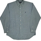 Blake Shirt Ralph Lauren Checked Shirt - Large Green Cotton
