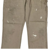 Carhartt Carpenter Trousers - 32W 29L Beige Cotton