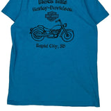 Black Hills Harley-Davidson Harley Davidson Graphic T-Shirt - Medium Blue Cotton
