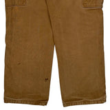 Wrangler Carpenter Pants - 38W 30L Brown Cotton