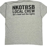 Nkotbsb Local Crew Harley Davidson Graphic T-Shirt - XL Gray Cotton