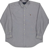 Blake Ralph Lauren Checked Shirt - XL Grey Cotton