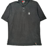 Southpole Polo Shirt - Large Black Cotton