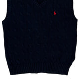 Age 5 Polo By Ralph Lauren Sweater Vest - XS Navy Cotton