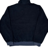 Polo By Ralph Lauren Fleece 1/4 Zip - Large Navy Cotton