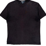 Polo By Ralph Lauren T-Shirt - Large Black Cotton Blend