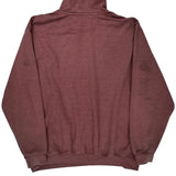 Carhartt Hoodie - XL Burgundy Cotton Blend