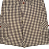 Timberland Checked Cargo Shorts - 36W 11L Multicoloured Cotton