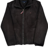 Tommy Hilfiger Fleece Jacket - Medium Black Polyester