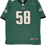 Philadelphia Eagles Nike Nfl Football Jersey - Large Green Polyester