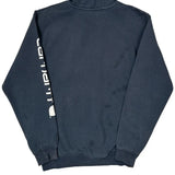 Loose Fit Carhartt Hoodie - Small Blue Cotton