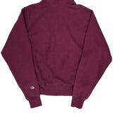 Reverse Weave Champion Hoodie - Small Purple Cotton