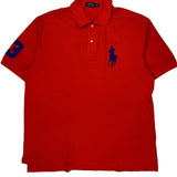 Big Pony Polo By Ralph Lauren Polo Shirt - XL Red Cotton