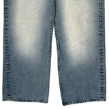 Trans Atlantic Taskforce Akademiks Graphic Jeans - 36W 30L Light Wash Denim