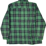 Dickies Checked Flannel Shirt - XL Green Cotton