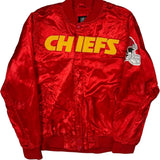 Kansas City Chiefs Nfl Football Bomber Jacket - Medium Red Polyester