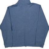 Polo By Ralph Lauren 1/4 Zip - Large Blue Cotton