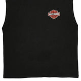 Oakland Harley Davidson Graphic Tank Top - Small Black Cotton