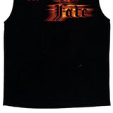 Single Stitch Melissa The Roxx Band Tank Top - Small Black Cotton