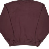 90'S Blank Russell Athletic Sweatshirt - 2XL Burgundy Cotton Blend