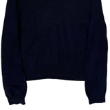 Ralph Lauren Petite Sweater - Large Navy Cotton