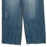 Fast Lane G Unit Graphic Jeans - 35W 32L Blue Cotton