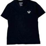 True Religion T-Shirt - Medium Black Cotton