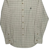 Polo By Ralph Lauren Checked Shirt - Medium Cream Cotton